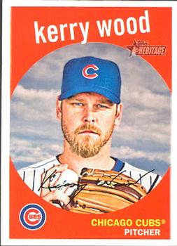 2008 Topps Heritage #610 Kerry Wood Front