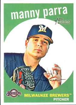 2008 Topps Heritage #634 Manny Parra Front