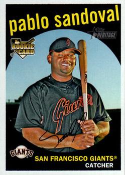 2008 Topps Heritage #656 Pablo Sandoval Front