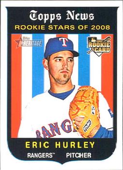 2008 Topps Heritage #710 Eric Hurley Front
