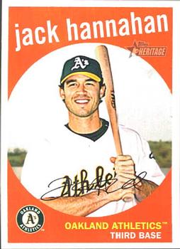 2008 Topps Heritage #712 Jack Hannahan Front