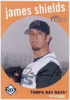 2008 Topps Heritage #191 James Shields Front