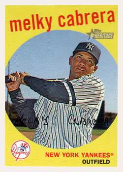 2008 Topps Heritage #263 Melky Cabrera Front