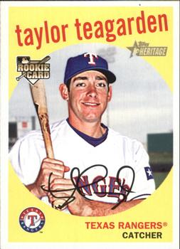 2008 Topps Heritage #672 Taylor Teagarden Front