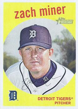 2008 Topps Heritage #682 Zach Miner Front