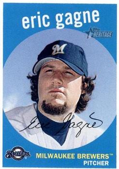 2008 Topps Heritage #395 Eric Gagne Front