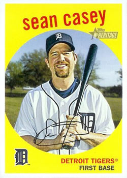 2008 Topps Heritage #458 Sean Casey Front