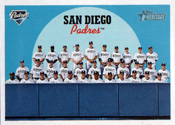 2008 Topps Heritage #601 San Diego Padres Front