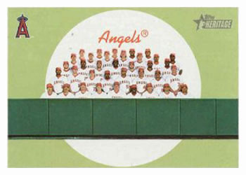 2008 Topps Heritage #711 Los Angeles Angels Front