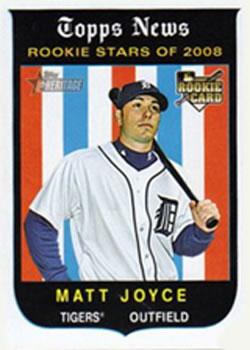 2008 Topps Heritage #718 Matt Joyce Front