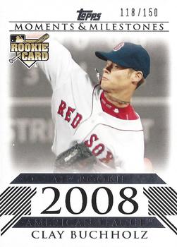 2008 Topps Moments & Milestones #152 Clay Buchholz Front