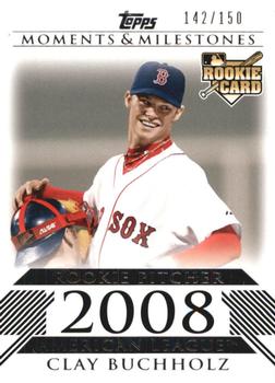 2008 Topps Moments & Milestones #153 Clay Buchholz Front