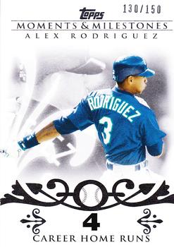 2008 Topps Moments & Milestones #1-4 Alex Rodriguez Front