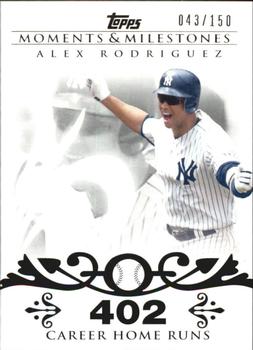 2008 Topps Moments & Milestones #1-402 Alex Rodriguez Front