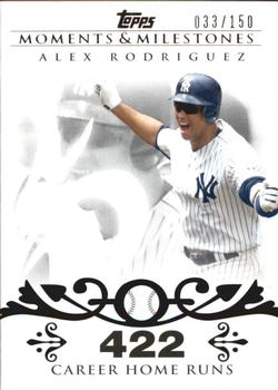 2008 Topps Moments & Milestones #1-422 Alex Rodriguez Front