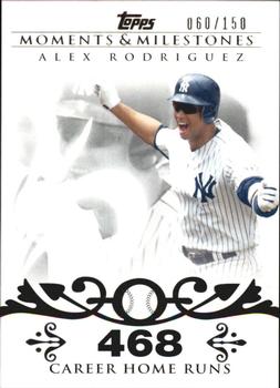 2008 Topps Moments & Milestones #1-468 Alex Rodriguez Front