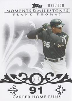 2008 Topps Moments & Milestones #3-91 Frank Thomas Front