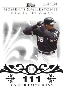 2008 Topps Moments & Milestones #3-111 Frank Thomas Front