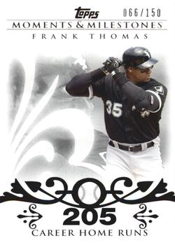 2008 Topps Moments & Milestones #3-205 Frank Thomas Front