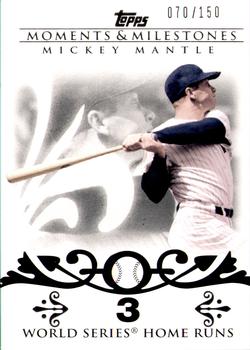 2008 Topps Moments & Milestones #4-3 Mickey Mantle Front