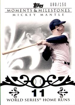 2008 Topps Moments & Milestones #4-11 Mickey Mantle Front
