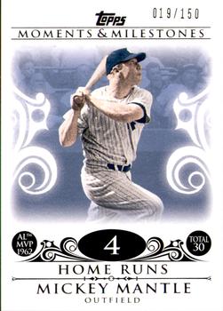 2008 Topps Moments & Milestones #5-4 Mickey Mantle Front