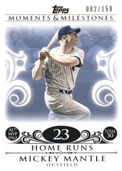 2008 Topps Moments & Milestones #5-23 Mickey Mantle Front