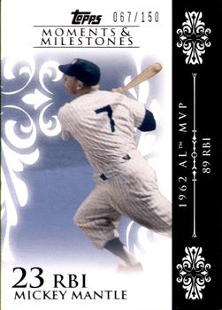 2008 Topps Moments & Milestones #6-23 Mickey Mantle Front