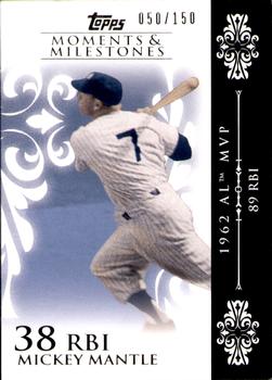 2008 Topps Moments & Milestones #6-38 Mickey Mantle Front