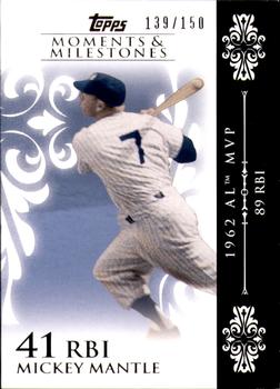 2008 Topps Moments & Milestones #6-41 Mickey Mantle Front