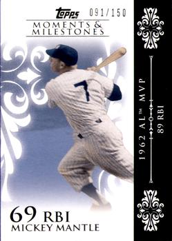 2008 Topps Moments & Milestones #6-69 Mickey Mantle Front