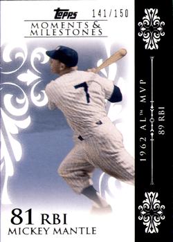 2008 Topps Moments & Milestones #6-81 Mickey Mantle Front