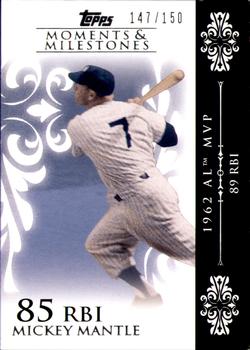 2008 Topps Moments & Milestones #6-85 Mickey Mantle Front