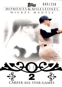 2008 Topps Moments & Milestones #7-2 Mickey Mantle Front