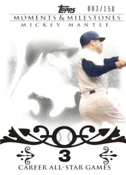 2008 Topps Moments & Milestones #7-3 Mickey Mantle Front
