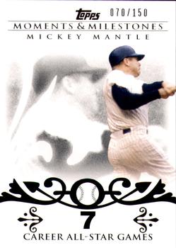 2008 Topps Moments & Milestones #7-7 Mickey Mantle Front