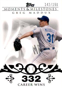 2008 Topps Moments & Milestones #8-332 Greg Maddux Front