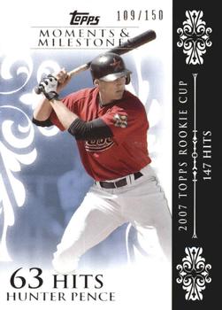2008 Topps Moments & Milestones #10-63 Hunter Pence Front