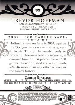 2008 Topps Moments & Milestones #32-3 Trevor Hoffman Back