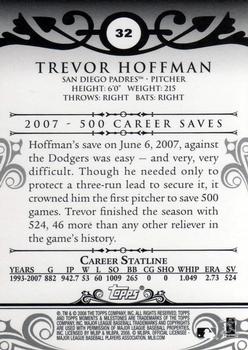 2008 Topps Moments & Milestones #32-146 Trevor Hoffman Back