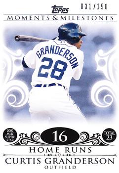 2008 Topps Moments & Milestones #38-16 Curtis Granderson Front