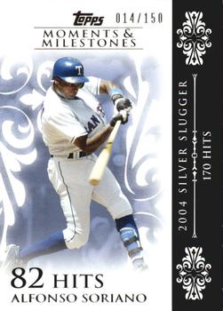 2008 Topps Moments & Milestones #56-82 Alfonso Soriano Front