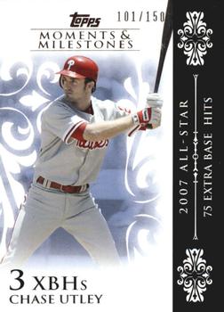 2008 Topps Moments & Milestones #60-3 Chase Utley Front