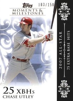 2008 Topps Moments & Milestones #60-25 Chase Utley Front