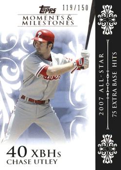 2008 Topps Moments & Milestones #60-40 Chase Utley Front