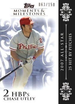 2008 Topps Moments & Milestones #61-2 Chase Utley Front