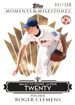 2008 Topps Moments & Milestones #76-20 Roger Clemens Front