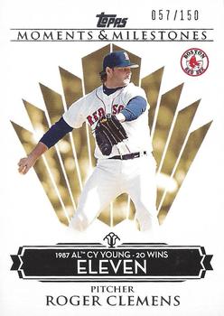 2008 Topps Moments & Milestones #77-11 Roger Clemens Front