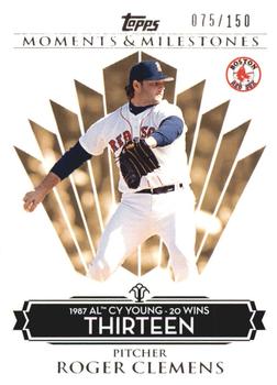 2008 Topps Moments & Milestones #77-13 Roger Clemens Front