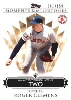2008 Topps Moments & Milestones #78-2 Roger Clemens Front